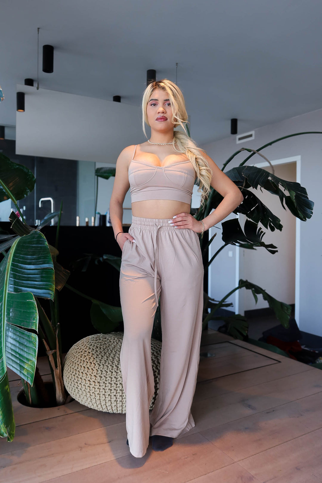 Taupe Lizzie Eco Bustier Bralette