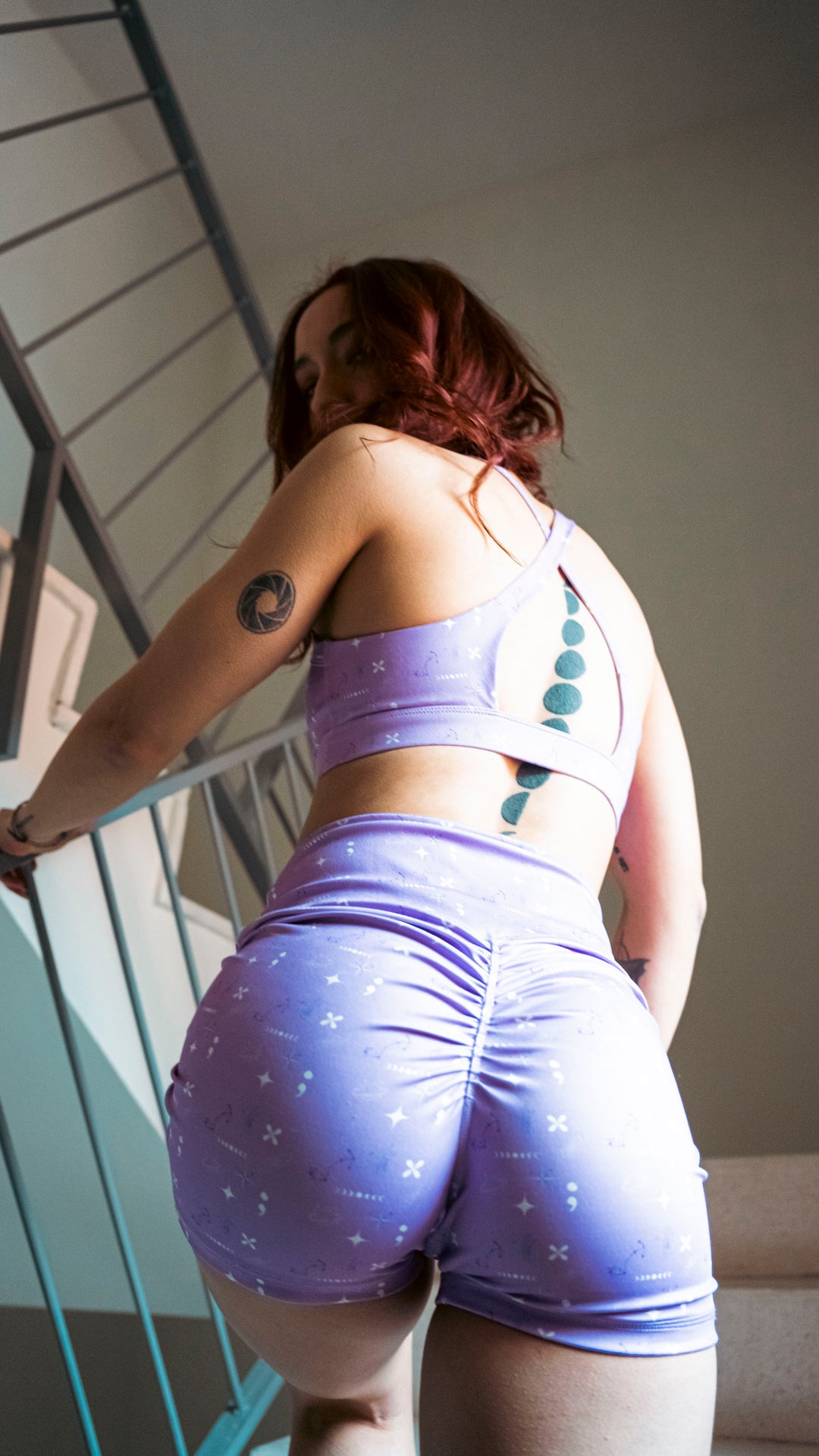 Lunica Vibes Mid Rise Sports Shorts