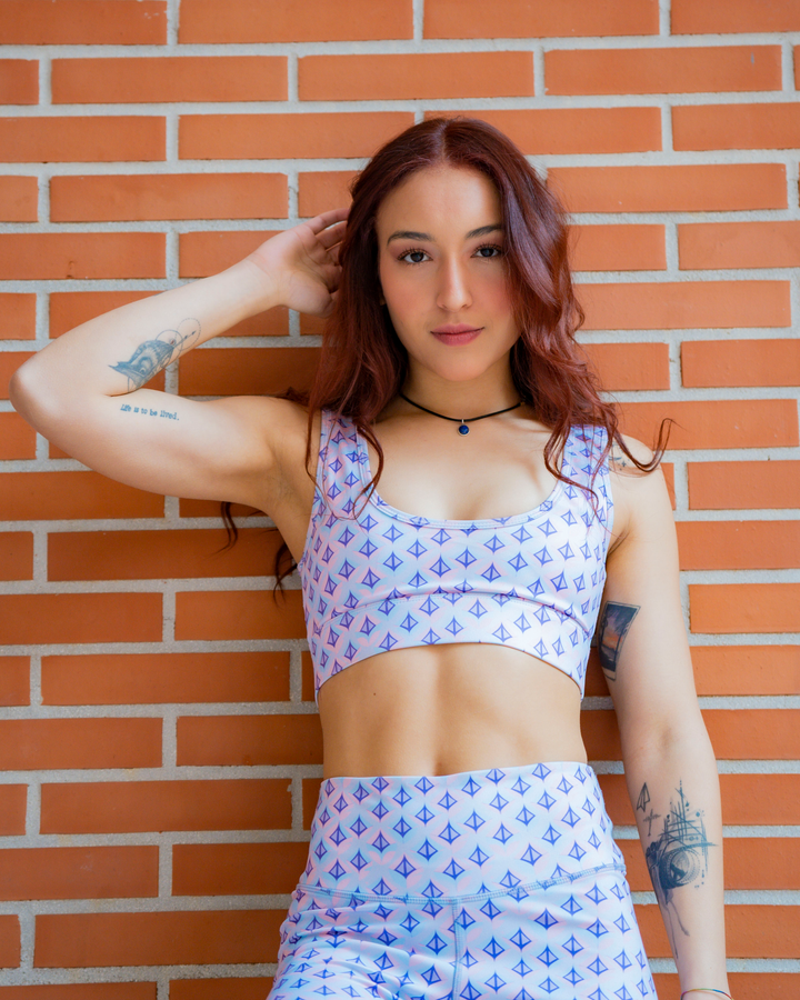 Lunica Diamond Gisselle Seamless Sports Bra